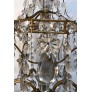 IQ4494 19TH CENTURY LOUIS XV STYLE CRYSTAL AND GILT BRONZE CHANDELIER