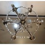 IQ4494 19TH CENTURY LOUIS XV STYLE CRYSTAL AND GILT BRONZE CHANDELIER