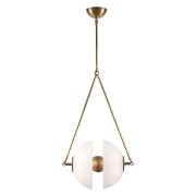 IQ4513  ETCHED GLASS PENDANT