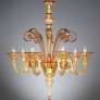 IQ4521 YELLOW TODARO CHANDELIER
