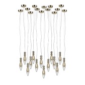 PS1815 GOLDEN DROPS 14 CHANDELIER