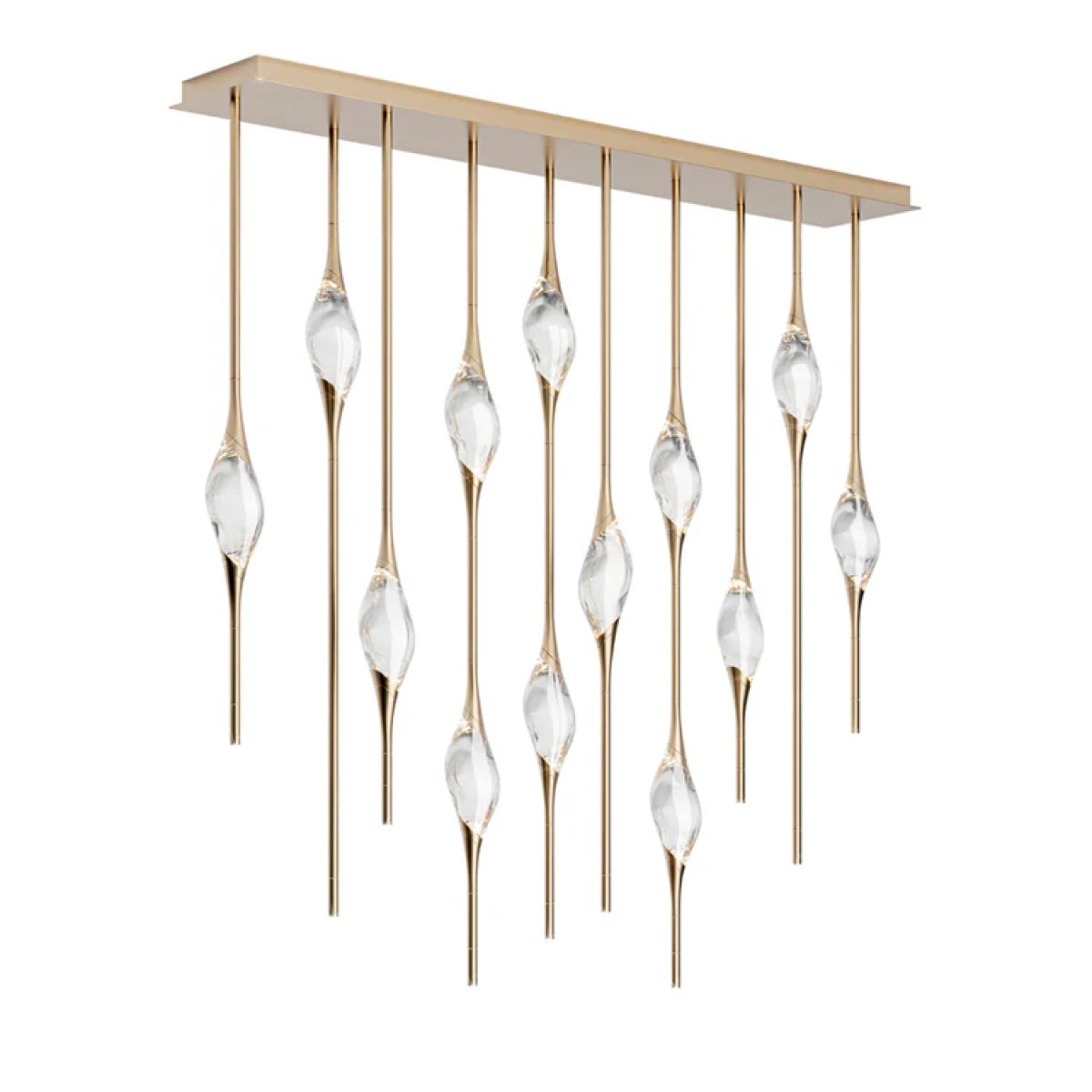 PS1817 IL PEZZO 12 STAGGERED CHANDELIER PS1817 IL PEZZO 12 STAGGERED CHANDELIER