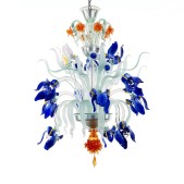 PS1818 IRIS BLUE SMALL CHANDELIER