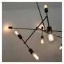 WM2719 BLACK MOGI CHANDELIER