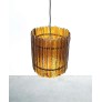 IQ8329 ROUND AMBER GLASS CHANDELIER