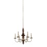 PS1476 LASSEN 6 LIGHT CHANDELIER