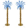 PS1844 PALM TREE LAMP PAIR