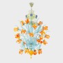 PS1515 TRADITIONAL CHANDELIER VAN GOGH IRIS DELUXE
