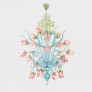 PS1515 TRADITIONAL CHANDELIER VAN GOGH IRIS DELUXE