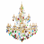 PS1516 TRADITIONAL CHANDELIER MANDRAGOLA DELUXE