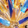 PS1519 CONTEMPORARY CHANDELIER STARBURST MULTICOLOR