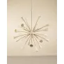 PS1560 ITALIAN DESIGN SPUTNIK BRASS CHANDELIER