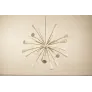 PS1560 ITALIAN DESIGN SPUTNIK BRASS CHANDELIER