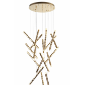PS1629 ORIA GOLD CHANDELIER