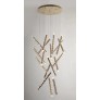 PS1629 ORIA GOLD CHANDELIER