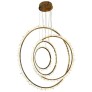 PS1648 ROCK CRYSTAL BRASS CIRCLES LIGHT
