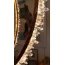 PS1648 ROCK CRYSTAL BRASS CIRCLES LIGHT