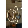 PS1648 ROCK CRYSTAL BRASS CIRCLES LIGHT