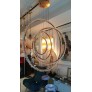 PS1648 ROCK CRYSTAL BRASS CIRCLES LIGHT