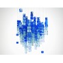 PS1693 SHAKE CHANDELIER BLUE