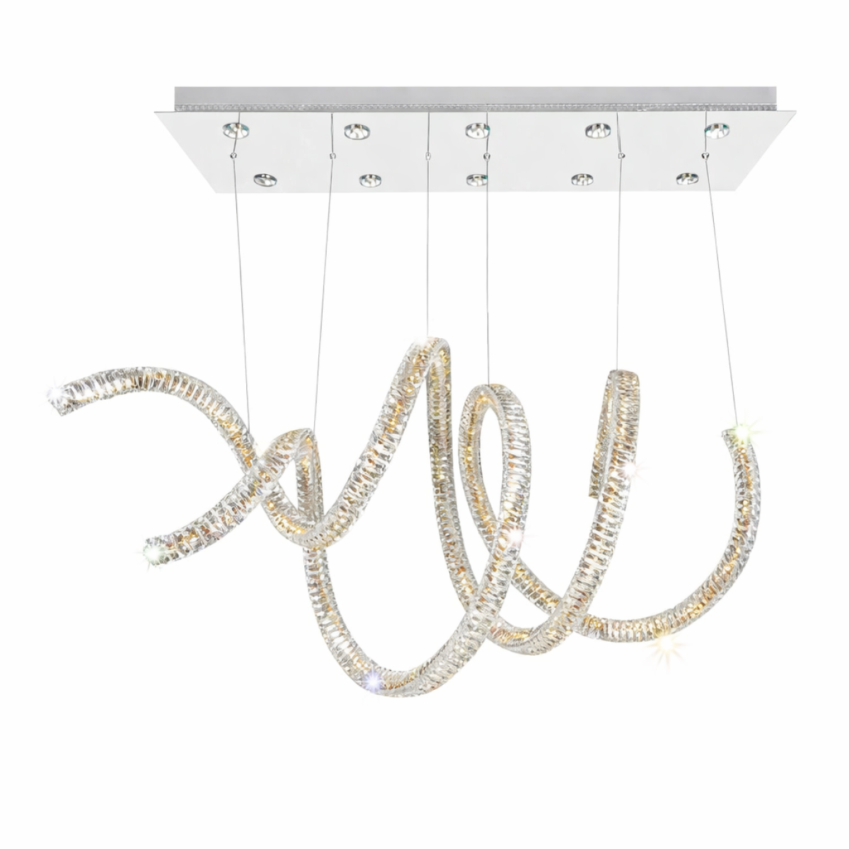 PS1736 RAVINA 10 LIGHT LED CONVERTIBLE PENDANT PS1736 RAVINA 10 LIGHT LED CONVERTIBLE PENDANT