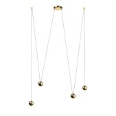 PS1838 SFERE DOUBLE PENDANT