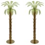 PS1845 AMBER GREEN PALM TREE