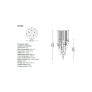 SJ2071 SUGAR CHANDELIER