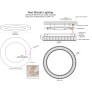 AM1818F WHEEL ROCK  FLUSH MOUNTED