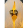 PS1785 EGG ALABASTER SCONCE