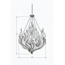 QZ770 OR JERUSALEM CRYSTAL CHANDELIER