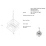 JR2001 Cubist Small Chandelier