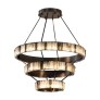PS9002 ALABASTER SPIRAL CHANDELIER