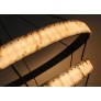 PS9002 ALABASTER SPIRAL CHANDELIER