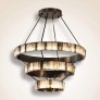 PS9002 ALABASTER SPIRAL CHANDELIER