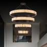 PS9002 ALABASTER SPIRAL CHANDELIER