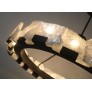 QZ1205 HALO TITAN ROCK CRYSTAL CHANDELIER