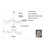 WM2128 LUCIA CHANDELIER