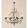 WM2724  BLOOMING DARK SKY CHANDELIER