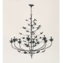 WM2724  BLOOMING DARK SKY CHANDELIER