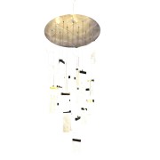 ALM218 BONNO HANGING GLASS CHANDELIER