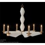 AMAJC-8955 SCULPTURAL ALABASTER AND BRASS