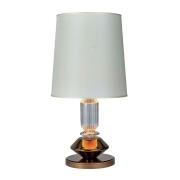 IQ21030 LESCOT TABLE LAMP 2 BRONZED CHROMED