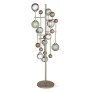 IQ21033 FLUXUS FLOOR LAMP BRONZED CHROMED