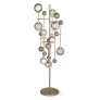 IQ21033 FLUXUS FLOOR LAMP BRONZED CHROMED