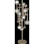 IQ21033 FLUXUS FLOOR LAMP BRONZED CHROMED