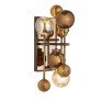 IQ21034 FLUXUS WALL SCONCE BRONZED CHROMED