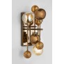 IQ21034 FLUXUS WALL SCONCE BRONZED CHROMED