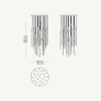 IQ2326 ALLURE PAOLO CASTELLI PENDANT LAMP
