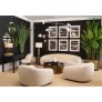 IQ3152 VINCE WHITE CHANDELIER